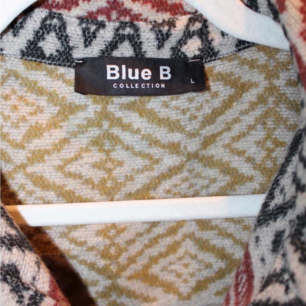 Multicolor Patterned Shirt Jacket - Picture 4 of 4
